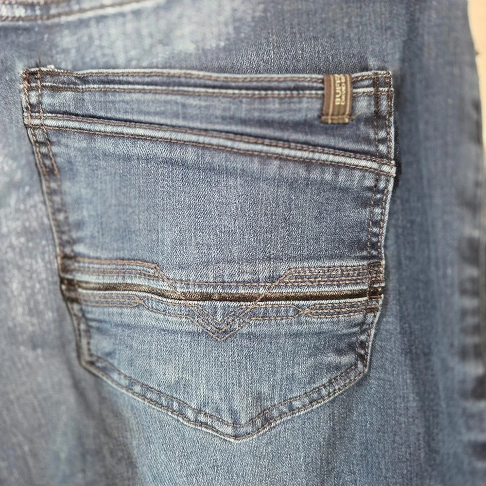 Buffalo David Bitton‎ Livefree Mens Blue Slim Straight Leg Denim Jeans 38x31